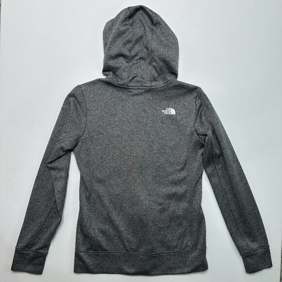 The North Face Hooded Full Zip Performance Gray Sweatshirt - Picture 9 of 10